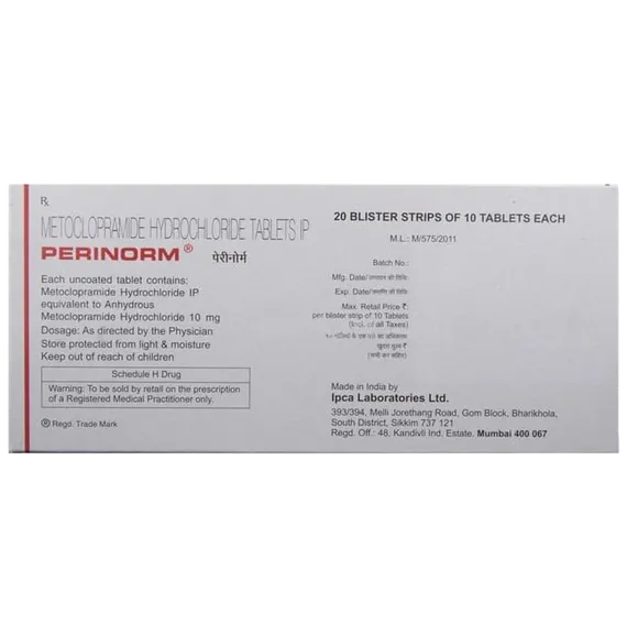 perinorm tablet 10's